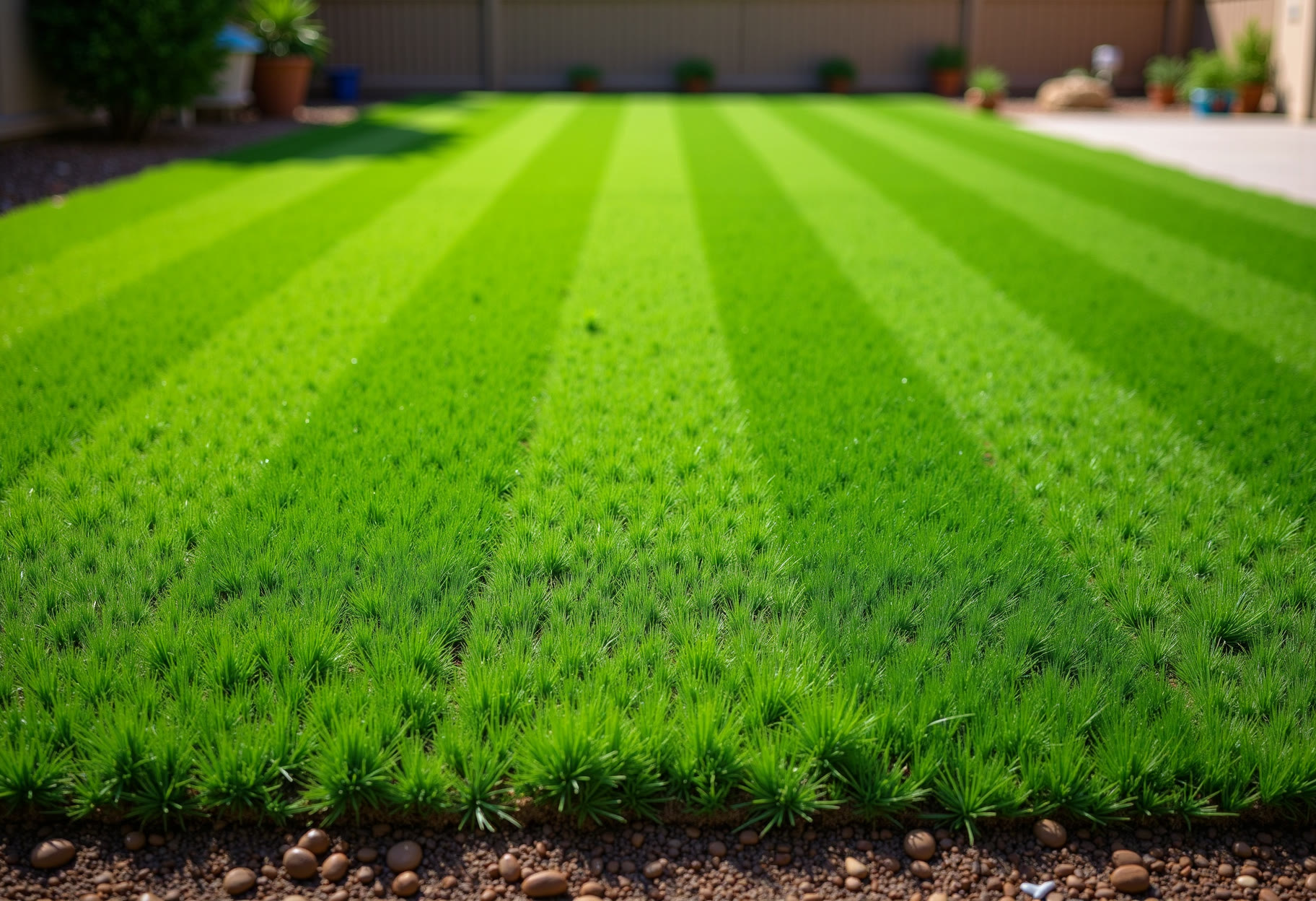 Fresh sod install